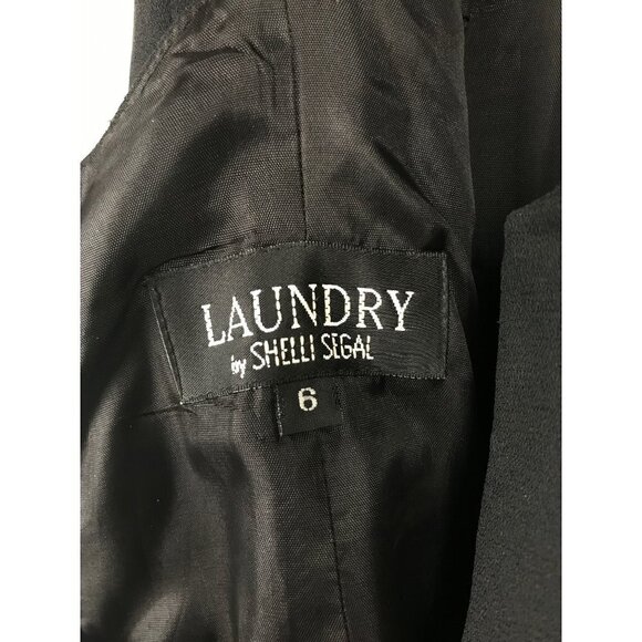 Laundry Open Back Halter Dress Black Size 6 - Picture 7 of 8
